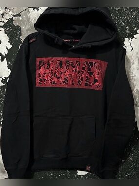 DeKryptic Marvel Spider-Man Rhinestone Pullover Hoodie